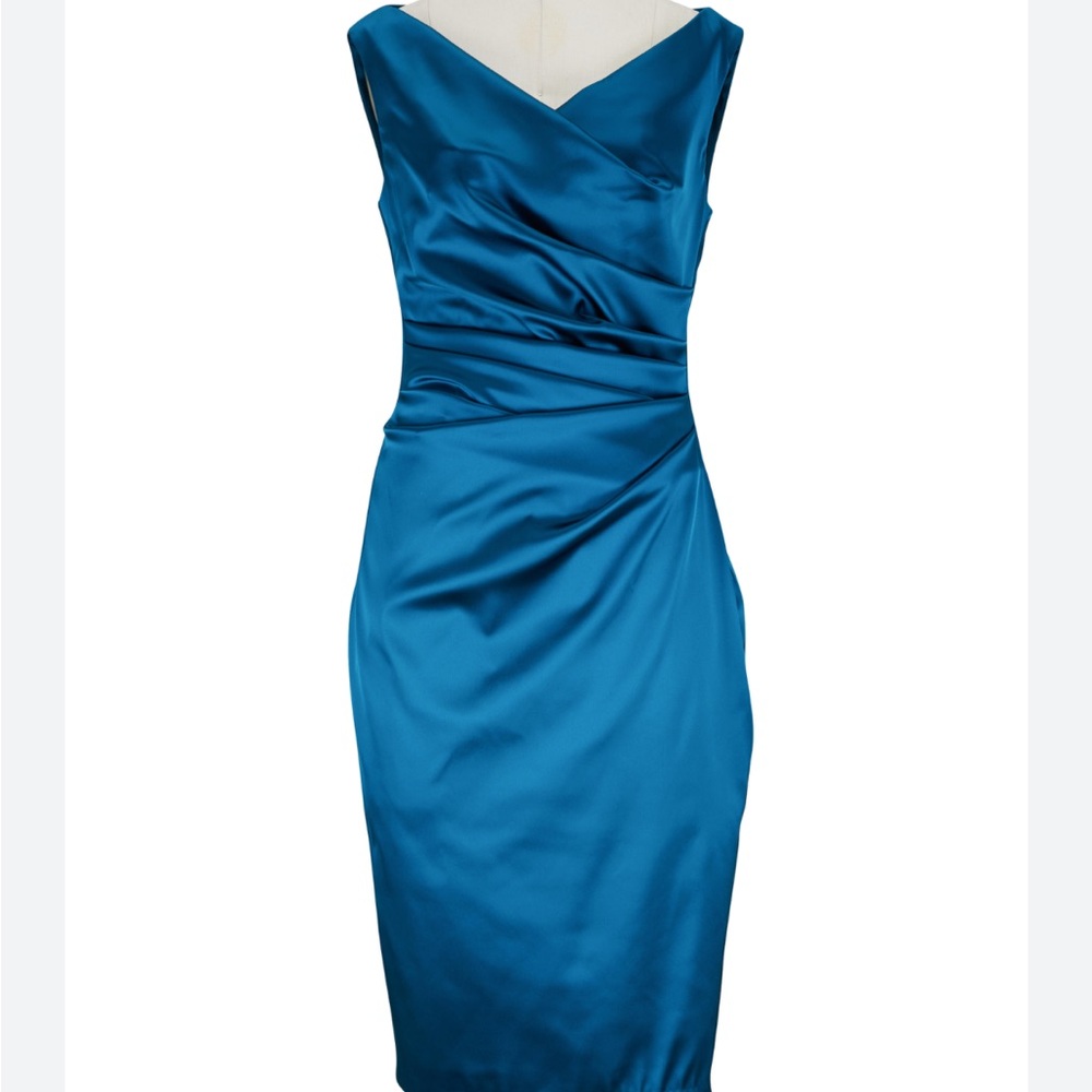 Talbot Runhof Blue Dress